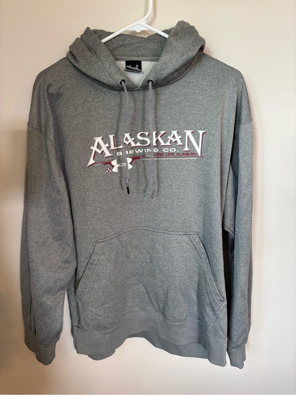 Under Armour Gray Alaskan Brewing Co. Pullover Hoodie